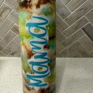 Mama Multicolor epoxy tumbler. 20 oz.  New.